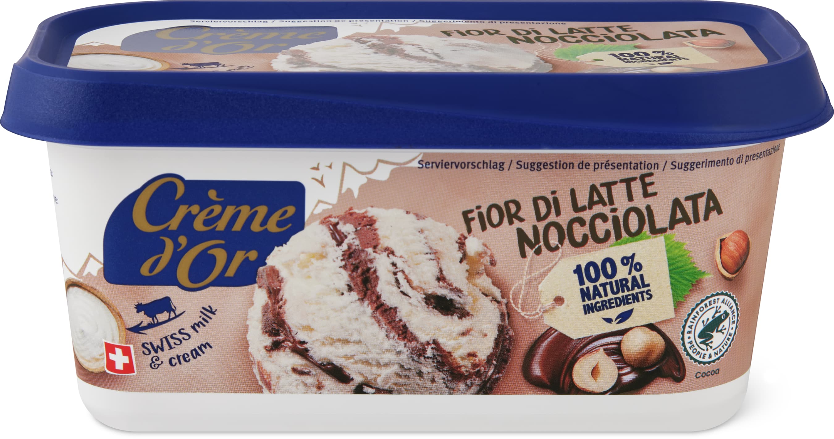 Glacée Fior di Latte Nocciolata